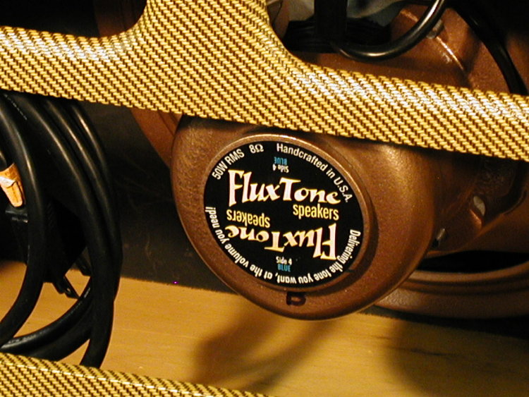 Fluxtone Extension Cabinet amp attenuator speaker cabinet FluxTone 15W 8 ohm VMT speaker cone; original 