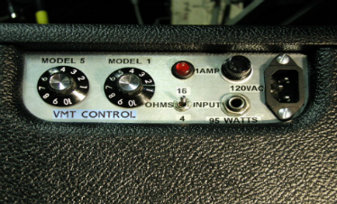Optional Rear Controls FluxTone guitar amp speaker attenuator